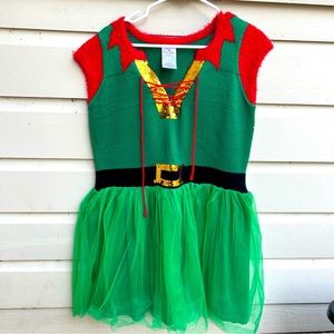 Elf Christmas dress size large NWOT
